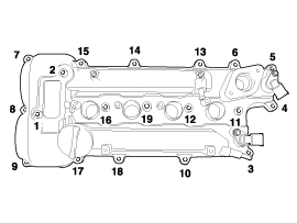 Hyundai Sonata: Cylinder Head Cover Repair procedures - Cylinder Head