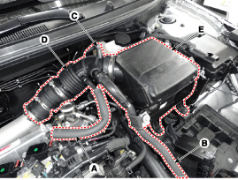 Hyundai Sonata: Air Cleaner Repair procedures - Intake And Exhaust