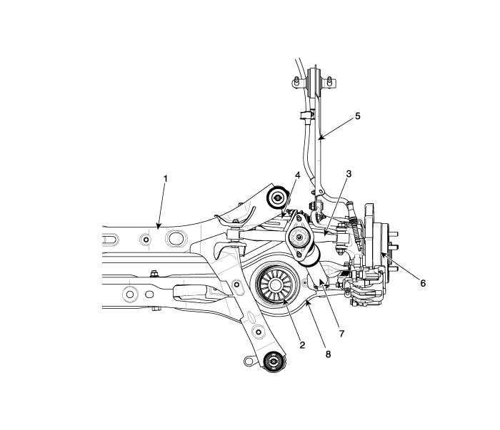 Hyundai Sonata: Components and Components Location - Rear Suspension