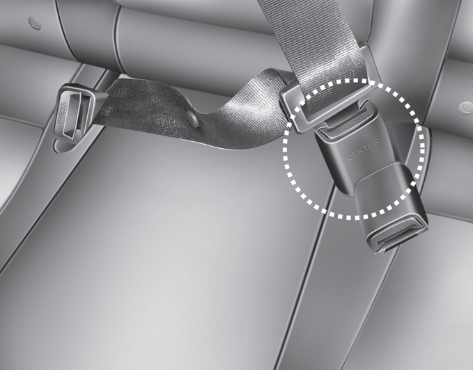 Hyundai Sonata Seat belt Driver's 3point system with emergency