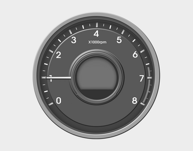 Hyundai Sonata Gauges Instrument cluster Features of your vehicle