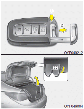 When leaving keys with parking lot and valet attendants, the following procedures