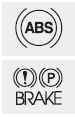 If these two warning lights illuminate at the same time while driving, your vehicle