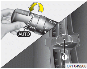 Auto light position