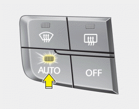 1. Press the AUTO button. The modes, fan speeds, air intake and air-conditioning