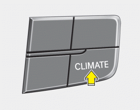 To change the screen into the climate information screen, press the climate information