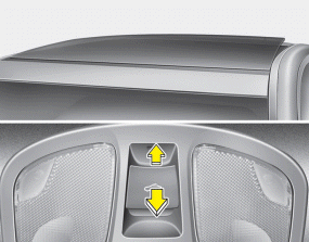 To open the sunroof, push the sunroof control lever upward until the sunroof