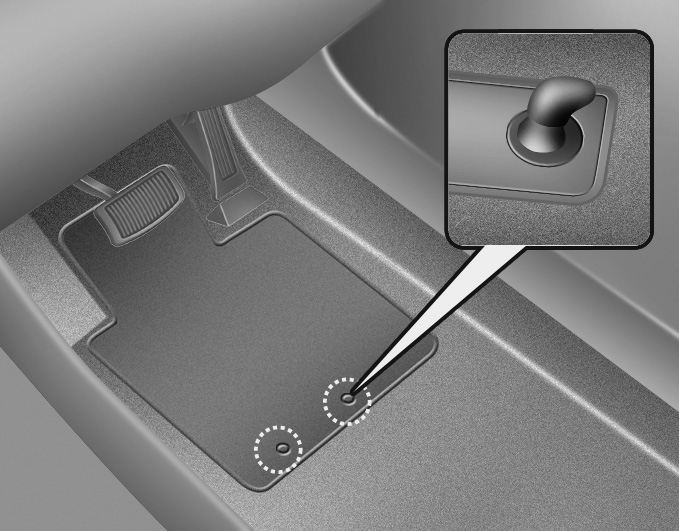 Hyundai Sonata Floor mat anchor(s) Interior features Features of your vehicle