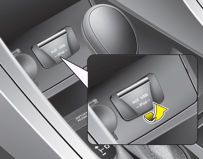 Hyundai Sonata Aux, USB and iPod® port Interior features Features