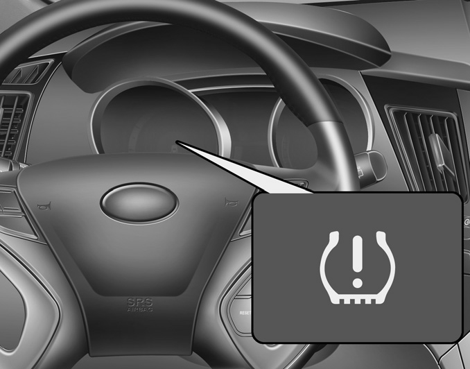Hyundai Sonata Tire pressure monitoring system (TPMS) What to do in