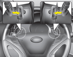 The paddle shifter is available when the shift lever is in the D position or