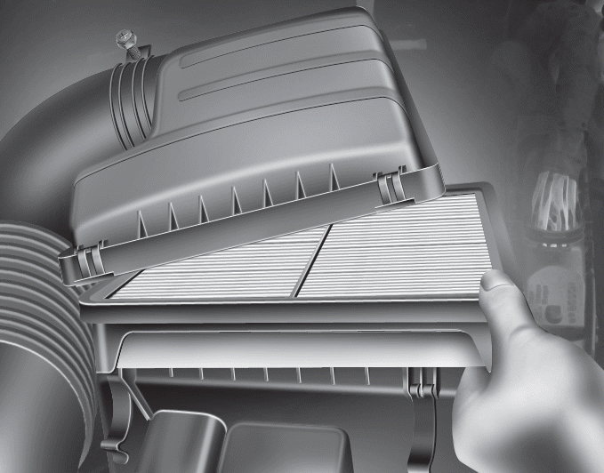 Hyundai Sonata Air cleaner Maintenance